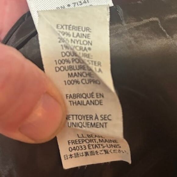 L. L. Bean Wool Blend Blazer Gray Sports Coat Suit Jacket Men's size 40 - Picture 7 of 9